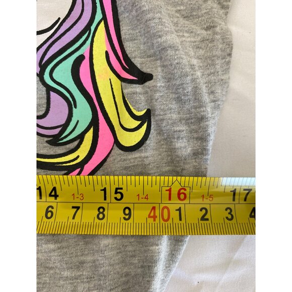 Fab Kids Unicorn cinched waist top with front pockets - Picture 8 of 12